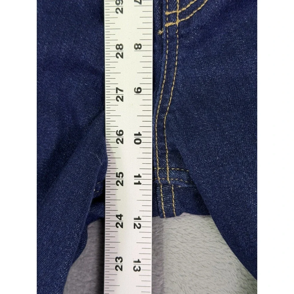 Old Navy Jeans Womens 12 Short Blue‎ Dark Wash High Rise Wow Wide Leg Stretch